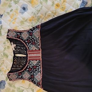 Skies Are Blue Embroidered Flowy Top